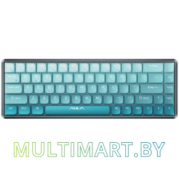 Клавиатура AULA H68 (мятный, White Switch)